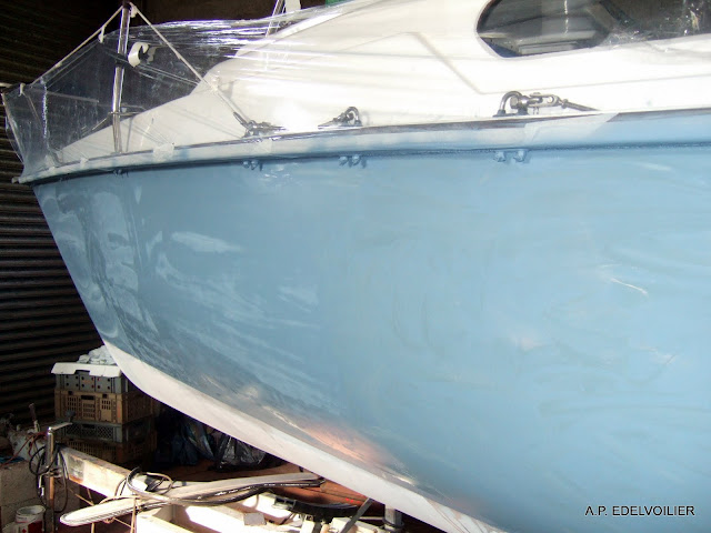 Le poncage se poursuit