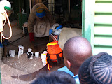 Here the kids visited the studio of some professional sculptors where they showed them the entire process all the way from first sculpture to molding, casting, and filling with molten bronze. South Africa - 425.jpg