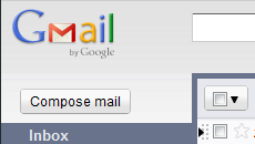 Gmail without the Mail menu