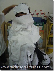Making Kids into Mummies for our Ancient Egypt Unit