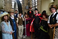 Members of the Red River Steampunk Expeditionary Society