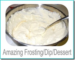 frosting dip dessert