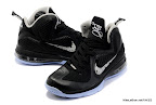 Fake LeBron 9 lbj9 fake colorway white black blue 1 04 Fake LeBron 9