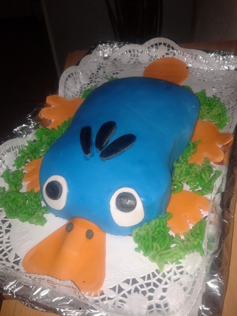 Susse Sunden Selbst Gebacken Perry Das Schnabeltier Torte