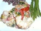 Liz's dish featured basil.