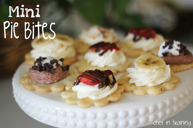 Mini pies for dessert table diy