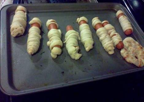mummy hot dogs