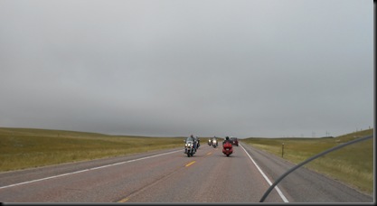 Sturgis bound riders going the other way