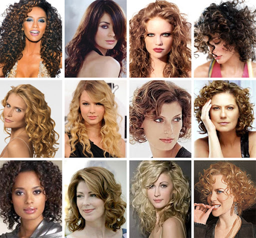 Cabelo curto Cachos definidos