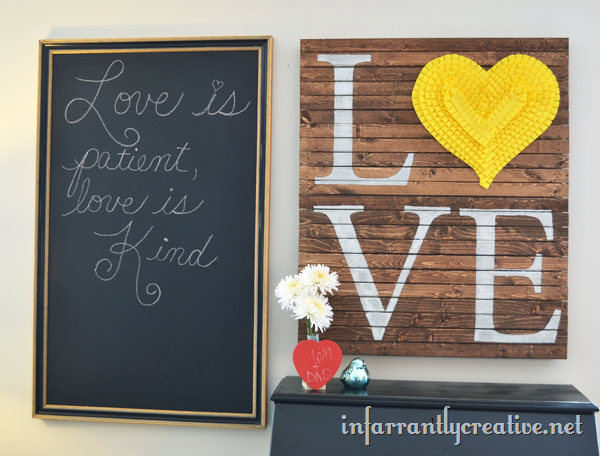 LOVE Pallet Art By Infarrantly Creative