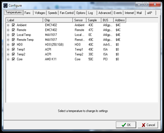 speedFan configure