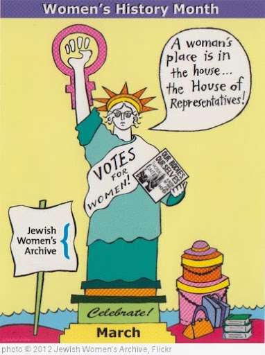 'New logo - March, Women's History Month Postcard' photo (c) 2012, Jewish Women's Archive - license: http://creativecommons.org/licenses/by-sa/2.0/