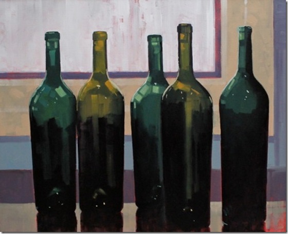 five bottles-Reid-Thorpe-ENKAUSTIKOS five bottles-Reid-Thorpe-ENKAUSTIKOS