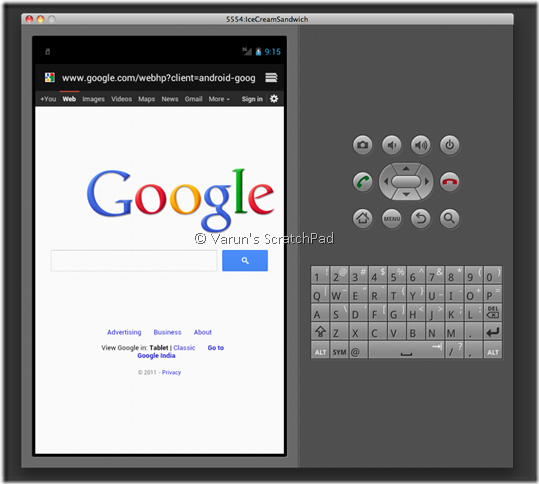 Android 4.0 SDK - Ice Cream Sandwich Improved Browser App