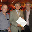 Foto tirada no dia 03 de outubro de 2011, por ocasião da Conferência do físico alemão Klaus von Klitzing, Prêmio Nobel da Física de 1985, pronunciada na Universidade Federal do Pará, a Convite do Curso de Doutorado de Física. Na foto, Bassalo (no lado esquerdo) entrega ao Nobelista von Klitzing (no centro) seu Diploma de MEMBRO EMÉRITO da Academia Paraense de Ciências (APC). No lado direito, Dr. Horácio Schneider, Vice-Reitor da UFPA.
Atenciosamente,
Bassalo Foto tirada no dia 03 de outubro de 2011, por ocasião da Conferência do físico alemão Klaus von Klitzing, Prêmio Nobel da Física de 1985, pronunciada na Universidade Federal do Pará, a Convite do Curso de Doutorado de Física. Na foto, Bassalo (no lado esquerdo) entrega ao Nobelista von Klitzing (no centro) seu Diploma de MEMBRO EMÉRITO da Academia Paraense de Ciências (APC). No lado direito, Dr. Horácio Schneider, Vice-Reitor da UFPA.
Atenciosamente,
Bassalo