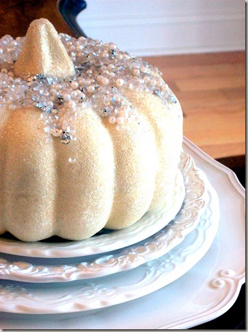 Alex photos & Bling White Pumpkin Tablescape 1595