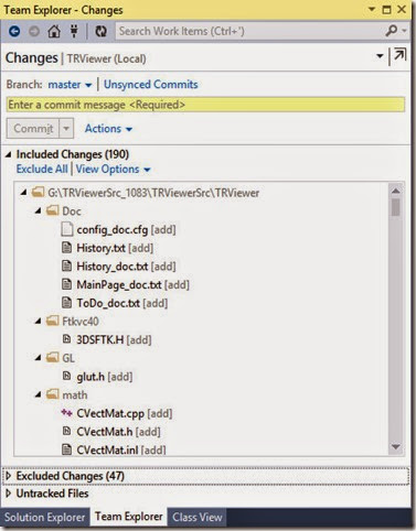 Commit window Commit window