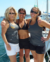 Verve Cup 2011 / Sunday after racing, the girls of Vayu:  Jenna Herhold, Wendy Enerson, Amy Becker