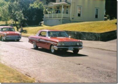 17 1964 Ford Fairlane Hardtop Coupe in the Rainier Days in the Park Parade on July 13, 1996