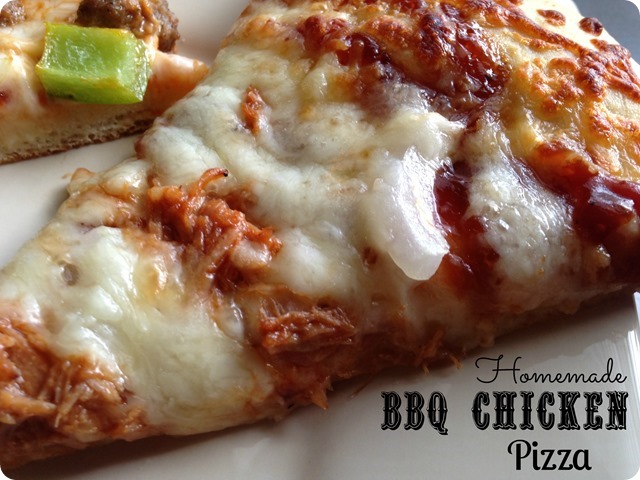 bbq pizza slice