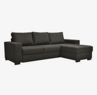 Canapé d'angle réversible convertible Rosy avec coffre noir prix promo Alinéa 499.00 € TTC. Canapé convertible Rosy, un canapé d'angle déco à la fois pratique et confortable. #Alinéa - #Canapé_d_angle - #Canapé_Alinéa - voir ici http://bit.ly/1KK5JhX