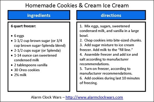 cookies and cream 6 quart