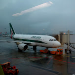 taking Alitalia to Amsterdam in Milan, Italy 