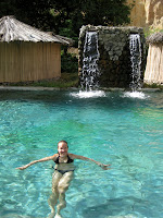 Oasis pool at the end of a long hike