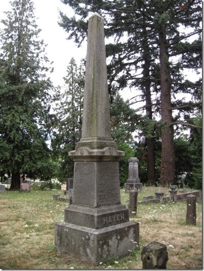 IMG_8381 Reverend Erastus O. Haven Tombstone at Lee Mission Cemetery in Salem, Oregon on August 12, 2007