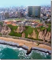 Lima Larcomar cliff