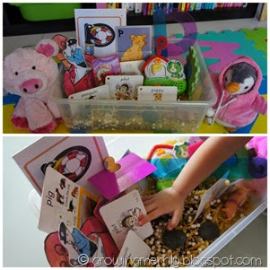 Letter P Sensory Box Letter P Sensory Box