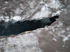 Looking down. Here it's only about 12' down.