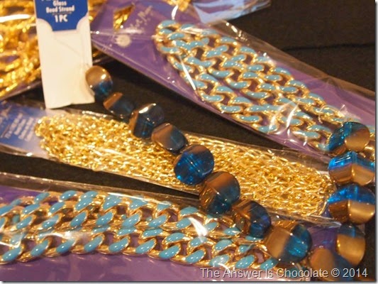 Blue Moon Beads Blue and Gold