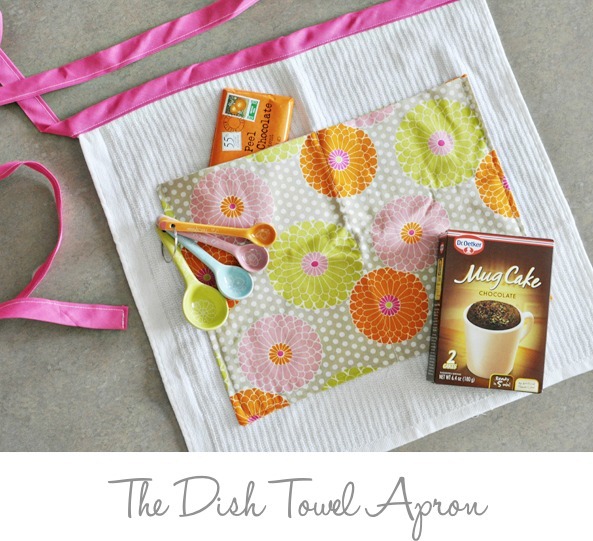 dish towel apron tutorial