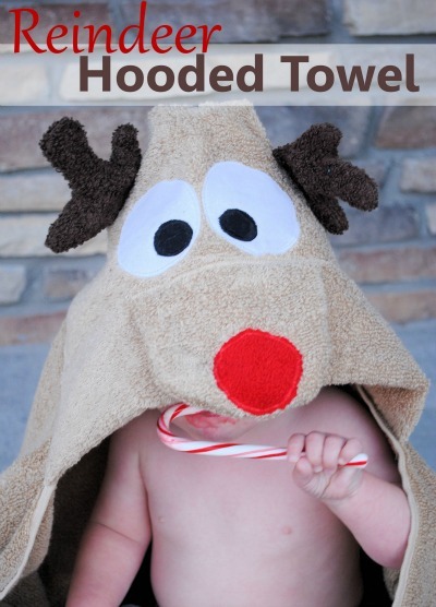 Reindeer Hooded Towel Tutorial Reindeer Hooded Towel Tutorial