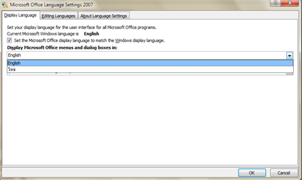 image เปลี่ยนเมนูไทยใน office 2007