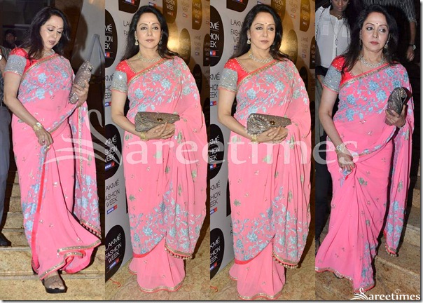 Hema_Malini_Pink_Saree