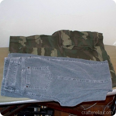 camo short and grey cords camo short and grey cords