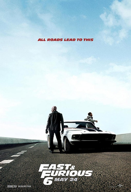Fast & Furious 6 Poster with Tyrese Gibson and Ludacris
