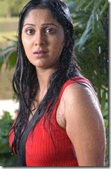 ankitha in rain