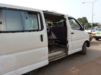 Gele taking me to brikama