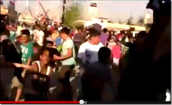 Muslims stone Christians freeze-frame Dearborn Muslims stone Christians freeze-frame Dearborn