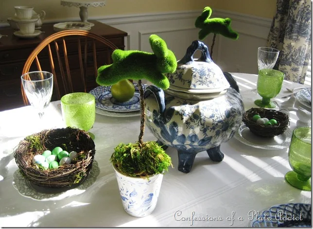 CONFESSIONS OF A PLATE ADDICT My Favorite Spring Tablescape in Blue and White