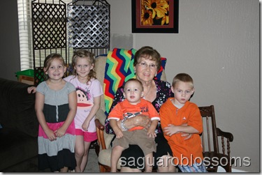 kids with great grandma Bettty
