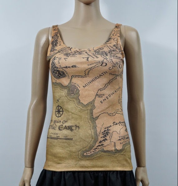 Lord of the Rings Middle Earth Tank Top from Nerd Alert Creations Lord of the Rings Middle Earth Tank Top from Nerd Alert Creations