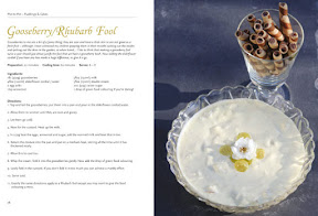Gooseberry/Rhubarb Fool for deserts
