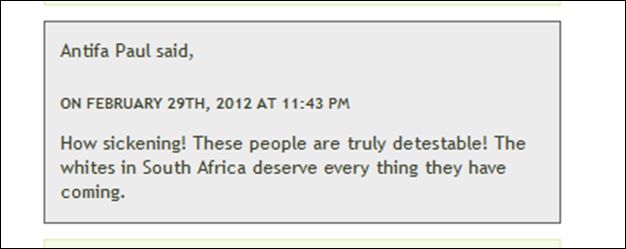 us radical SPLC MOCKS BOER GENOCIDE VICTIMS