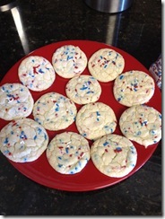 4th of july cookies