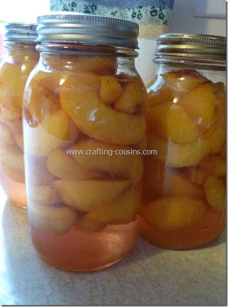 Home canned peaches by the Crafty Cousins (52)