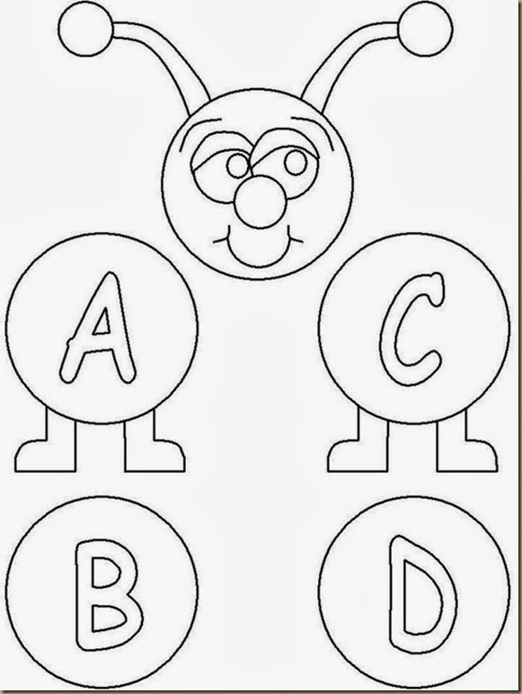 abc coloring pages